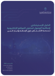 The Guideline for Web Accessibility of Government Websites